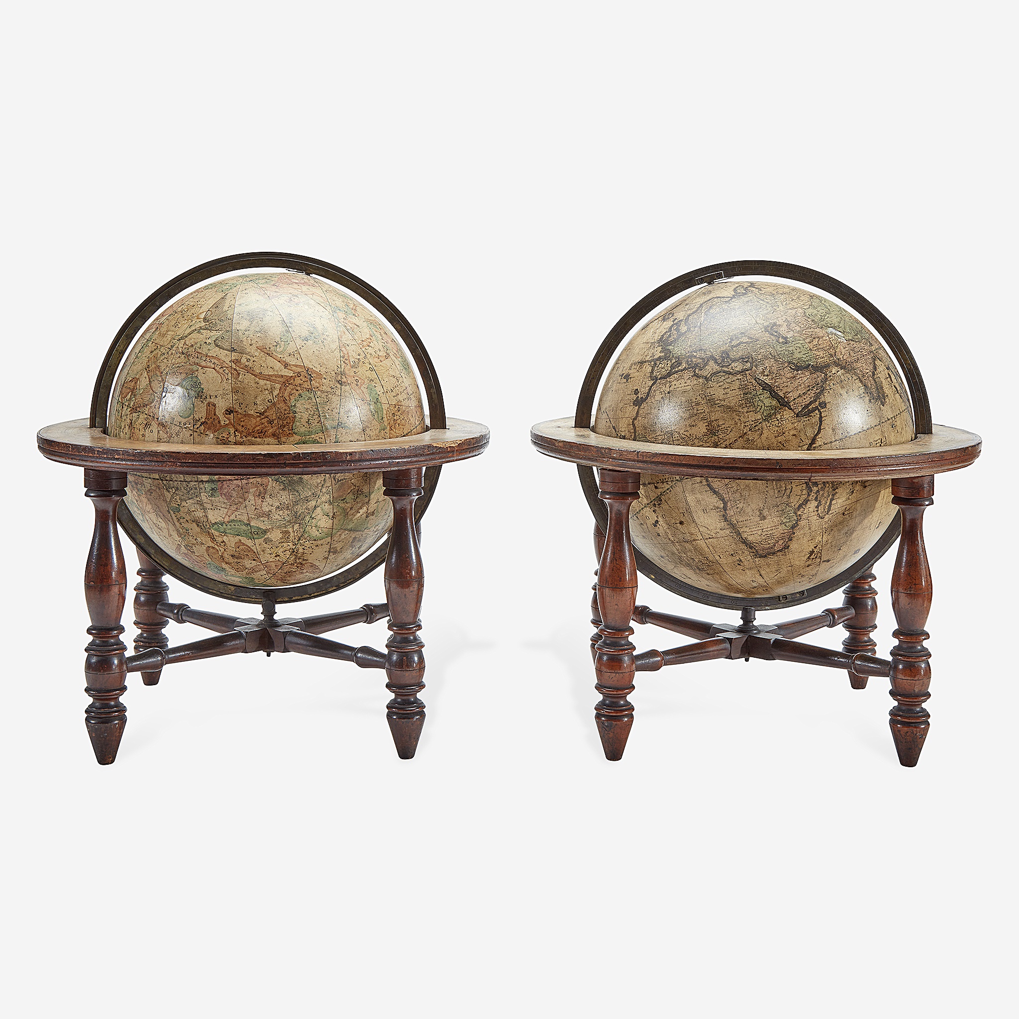 Loring's Terrestrial and Celestial Table Globes. - Image 7
