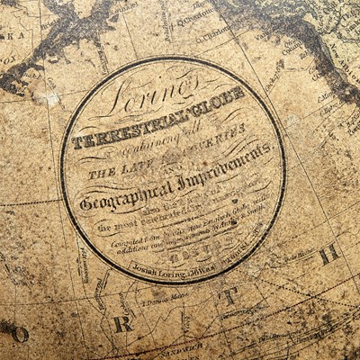 Loring's Terrestrial and Celestial Table Globes. - Image 5