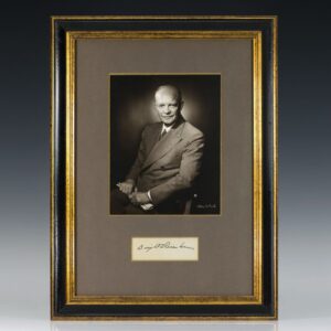 Dwight D. Eisenhower Signature.
