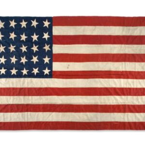Thirty-Five Star Civil War Era American Flag.