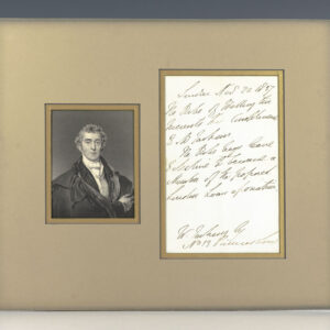 Duke of Wellington Autographed Letter Signed.