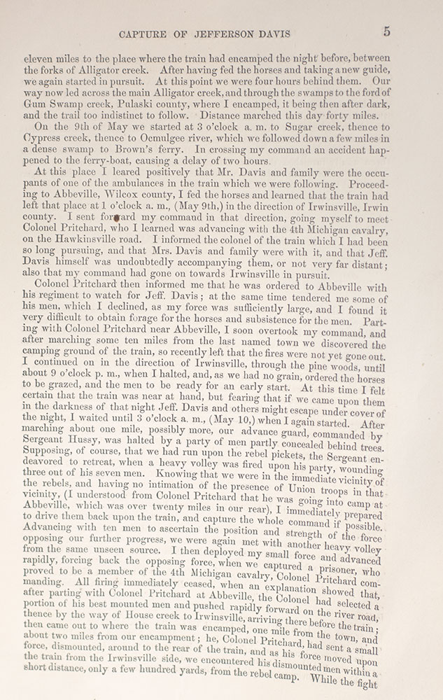 Capture of Jefferson Davis Collection.