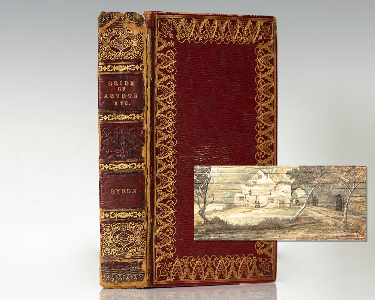 The Works of the Right Hon. Lord Byron. [Fore-edge Painting].