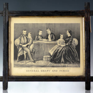 General Grant and Family Currier and Ives Original Lithograph.