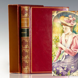 Evelina or The History of a Young Lady's Entrance Into the World. [Fore-edge Painting].