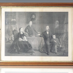 The Lincoln Family George Stinson Original Lithograph.