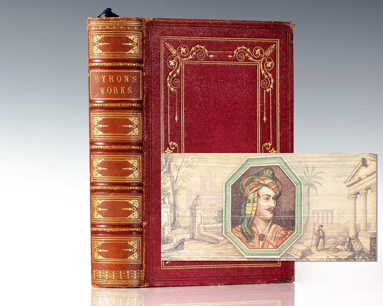 The Poetical Works of Lord Byron. [Fore-edge Painting].