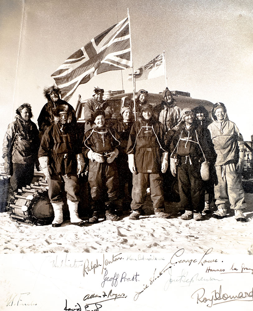 Commonwealth Trans-Antarctic Expedition Party Signed Photograph.