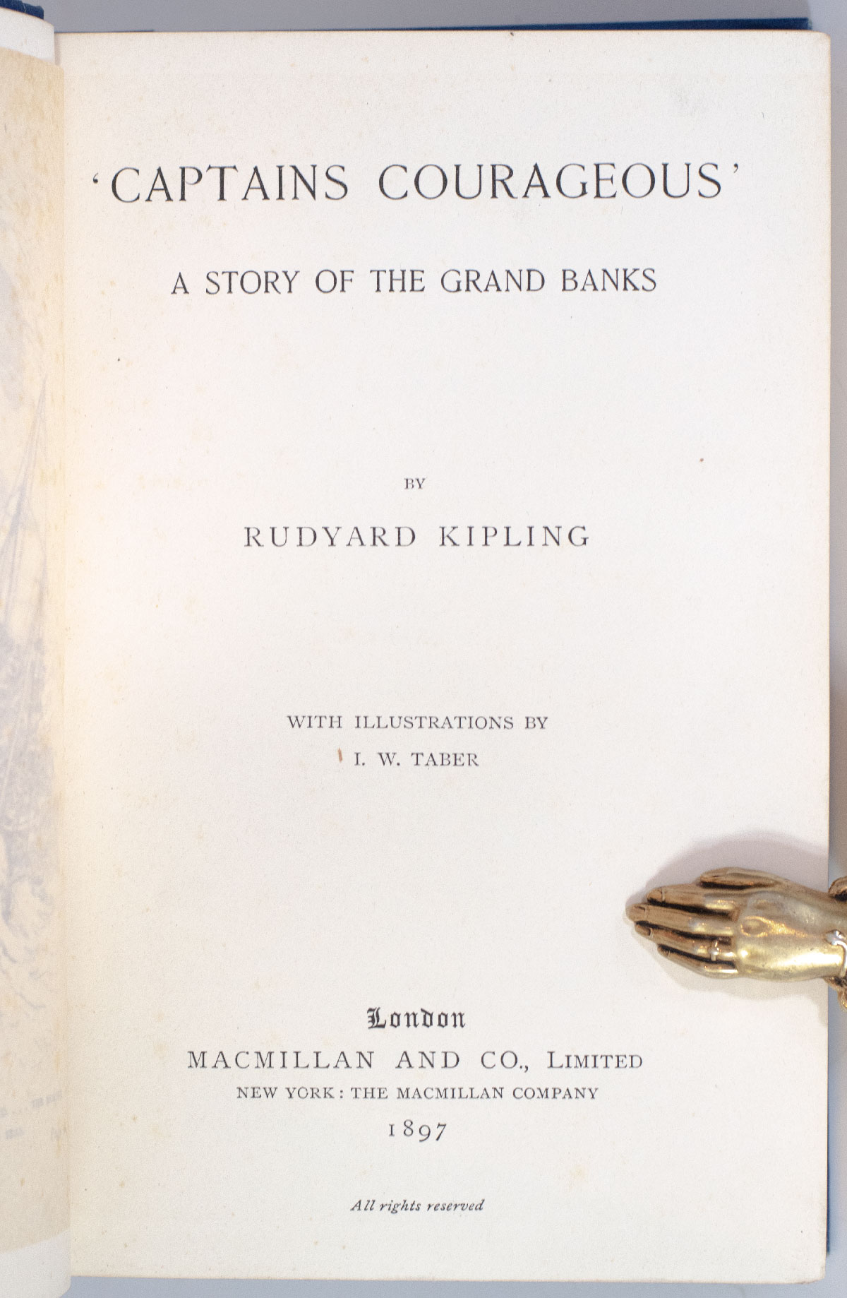 Captains Courageous. A Story of the Grand Banks.