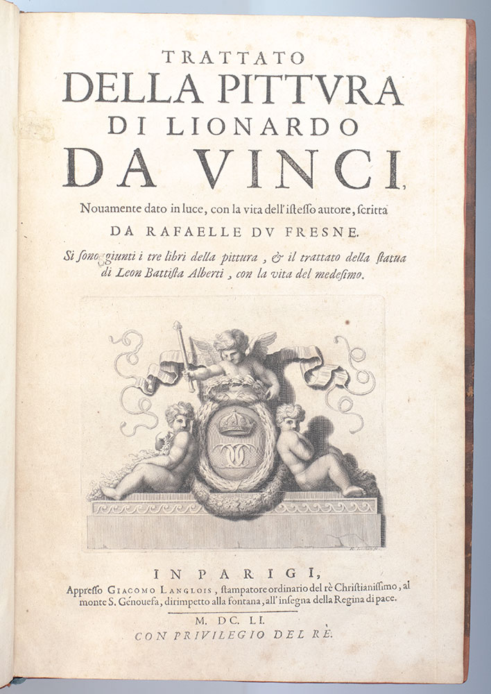 Trattato Della Pittura Di Lionardo Da Vinci.