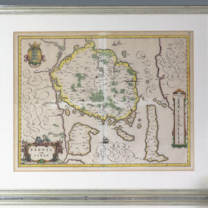Fionia vulgo Funen. [Seventeenth Century Joan Blaeu Map of Funen].