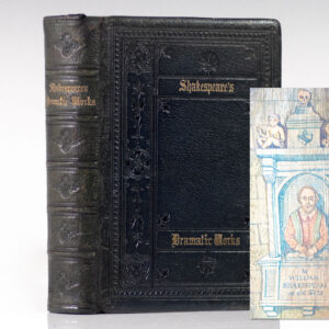 The Dramatic Works of William Shakespeare with Copious Glossarial Notes and a Biographical Notice. [Fore-edge Painting].