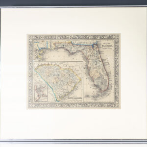 County Map of Florida and Map of South Carolina.