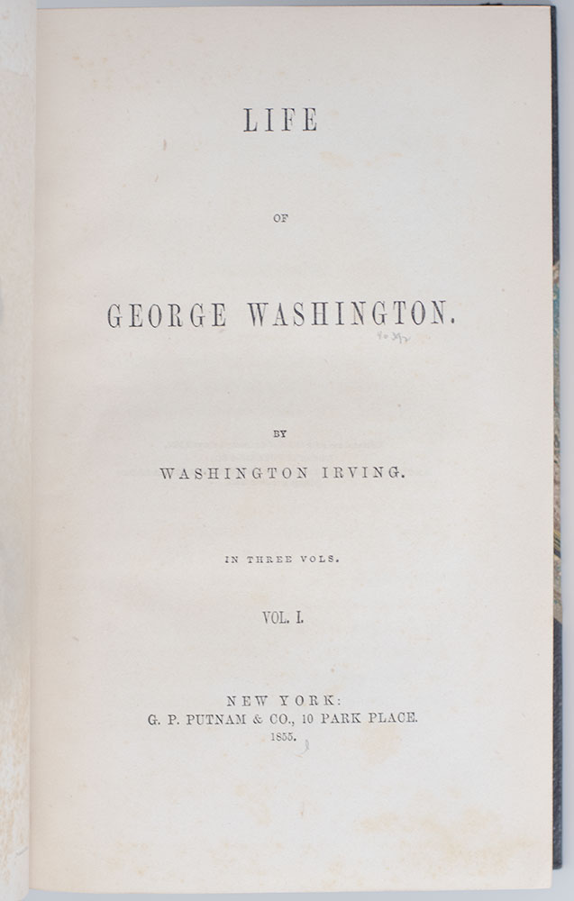 Life of George Washington.