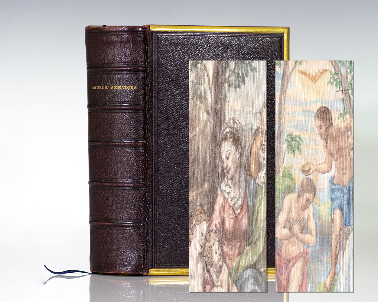 The Book of Common Prayer and Administration to the Sacraments, and Other Rites and Ceremonies of the Church, According to the Use of The United Church of England and Ireland: Together with the Proper Lessons For Sundays and Other Holy-Days. [Double Fore-edge Painting].
