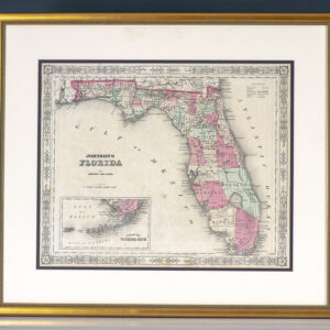 Johnson's Map of Florida.