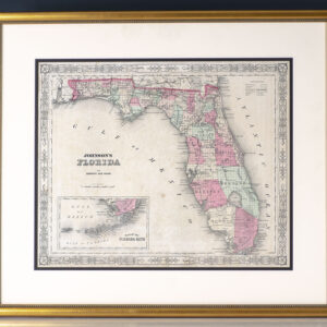 Johnson's Map of Florida.
