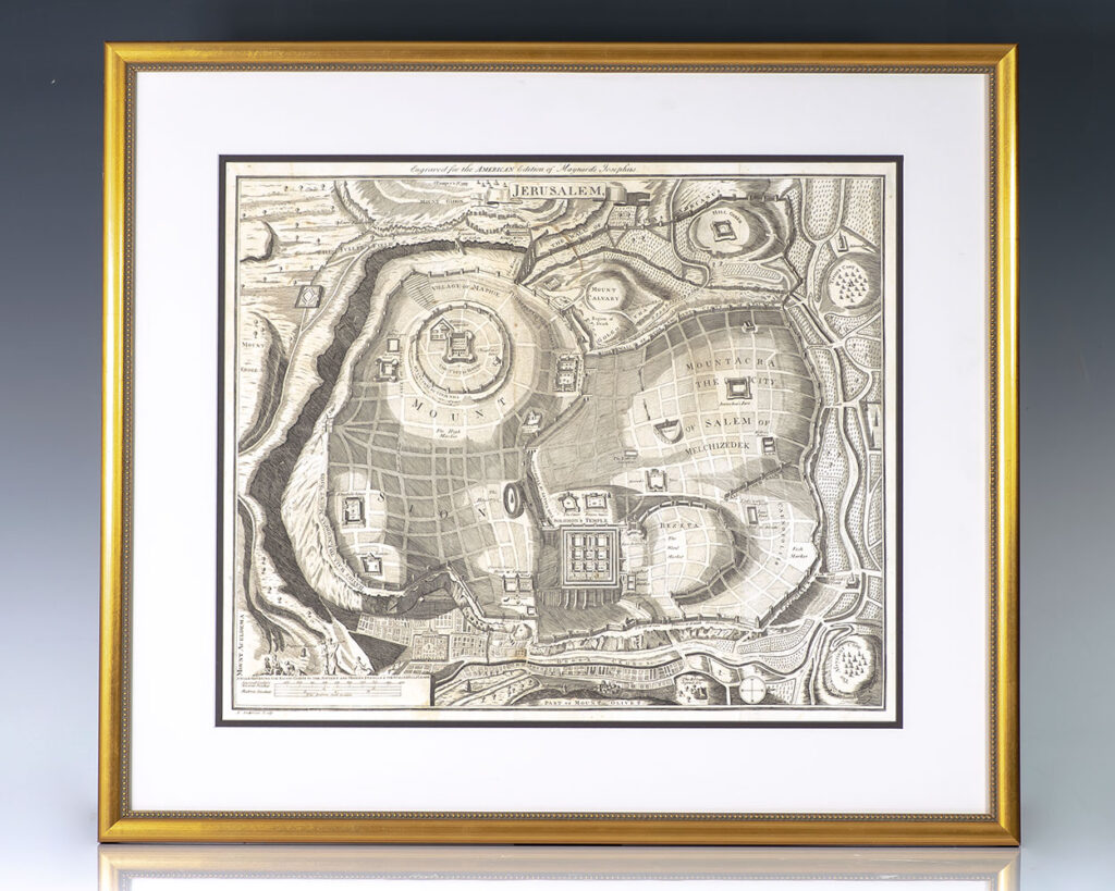 Anderson’s Map of Jerusalem. Engraved for the American Edition of Maynard’s Josephus.