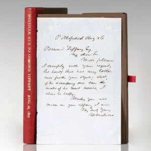 Herman Melville Autograph Letter Signed.