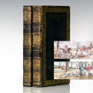 Poems, By the Late William Cowper, Esq. of The Inner-Temple. [Fore-edge Painting].