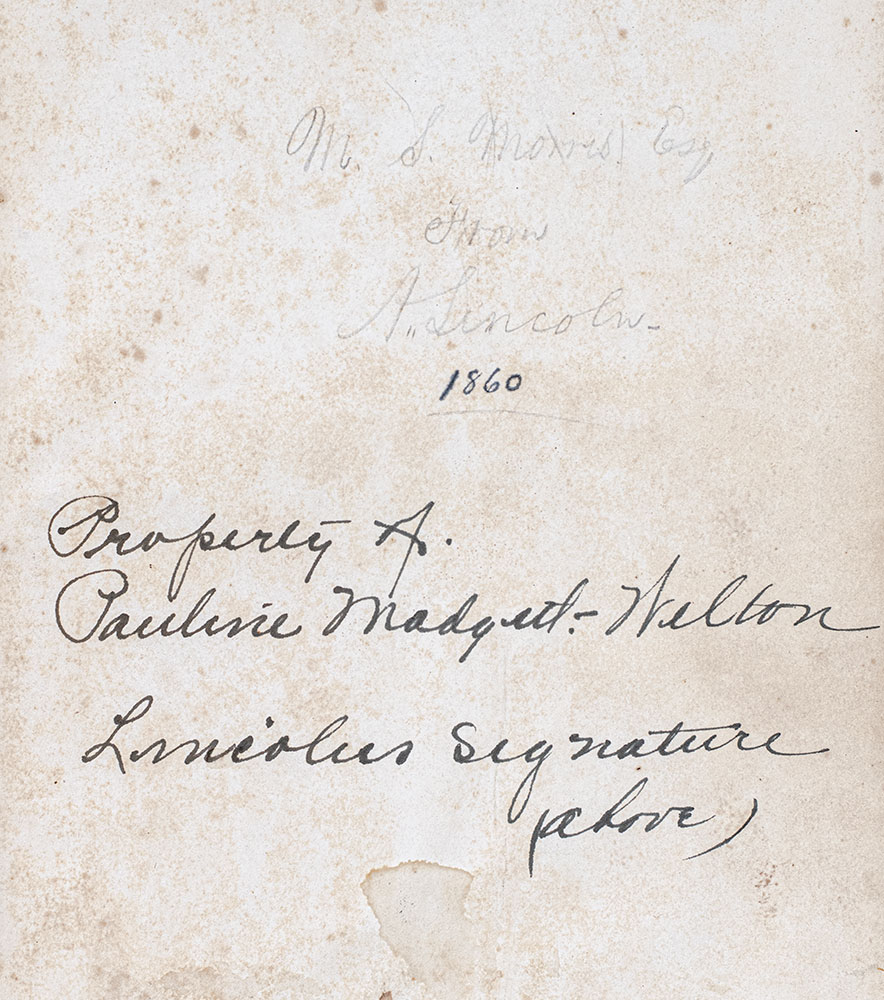 Political Debates Between Hon. Abraham Lincoln and Hon. Stephen Douglas, In the Celebrated Campaign of 1858, in Illinois.