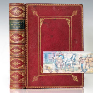 The Poetical Works of Henry Wadsworth Longfellow. [Fore-edge Painting].