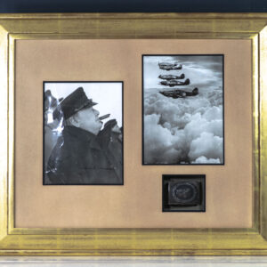 Winston Churchill Signed Supermarine Spitfire Photograph.