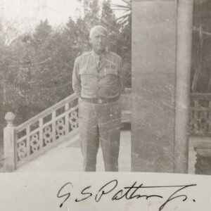 General George S. Patton Signed Photograph.