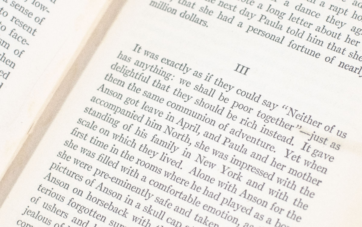 All the Sad Young Men.