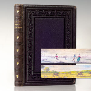A Forest Hymn [Bound with] In The Woods With Bryant, Longfellow, and Halleck. [Fore-edge Painting].