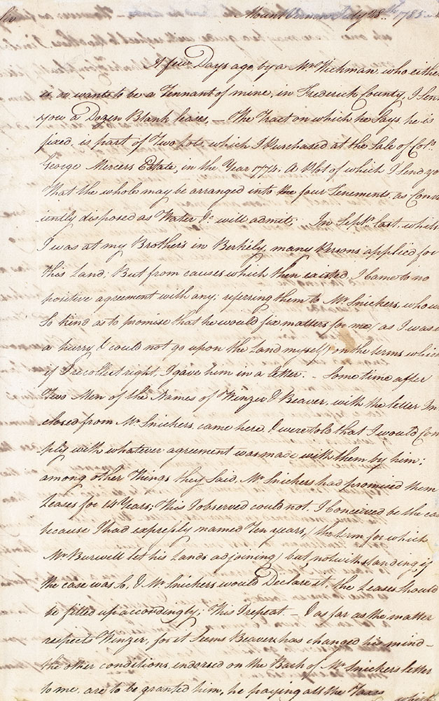 George Washington Autograph Letter Signed.