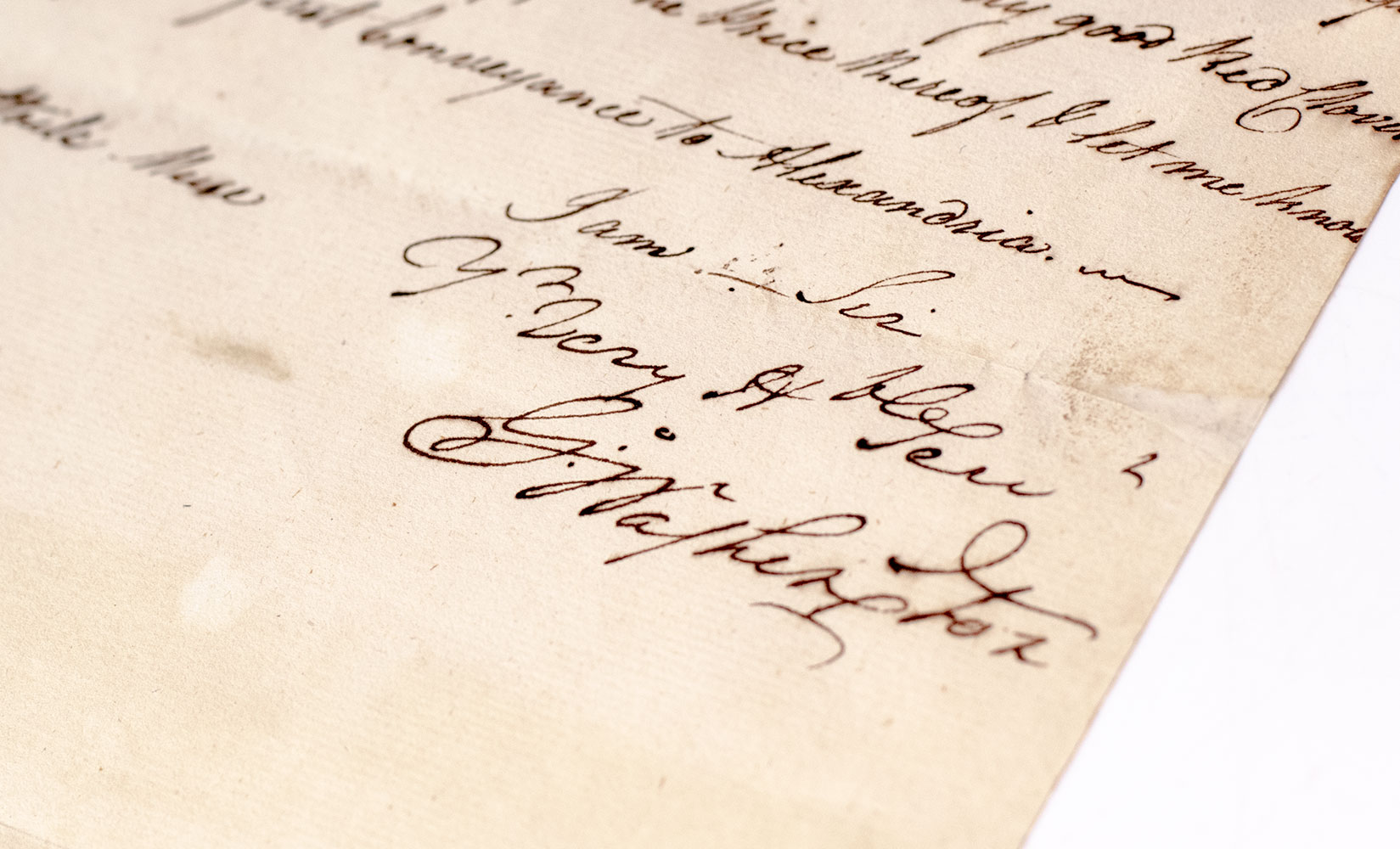 George Washington Autograph Letter Signed.