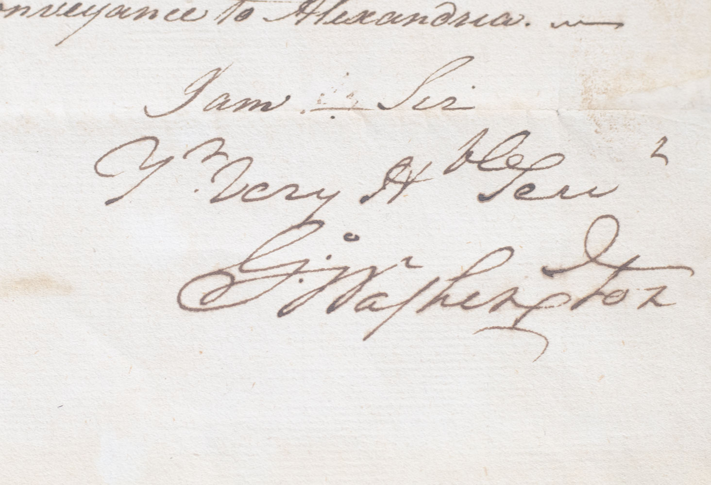 George Washington Autograph Letter Signed.