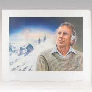 Edmund Hillary and Tenzing Norgay Signed "Hillary Conquers Everest May 29, 1953" Print.