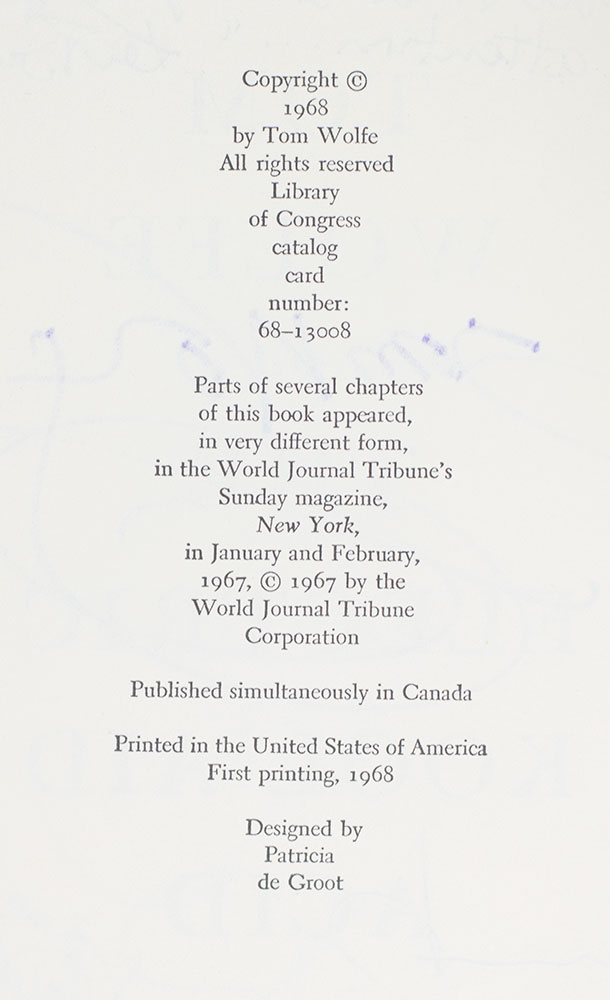 The Electric Kool-Aid Acid Test.