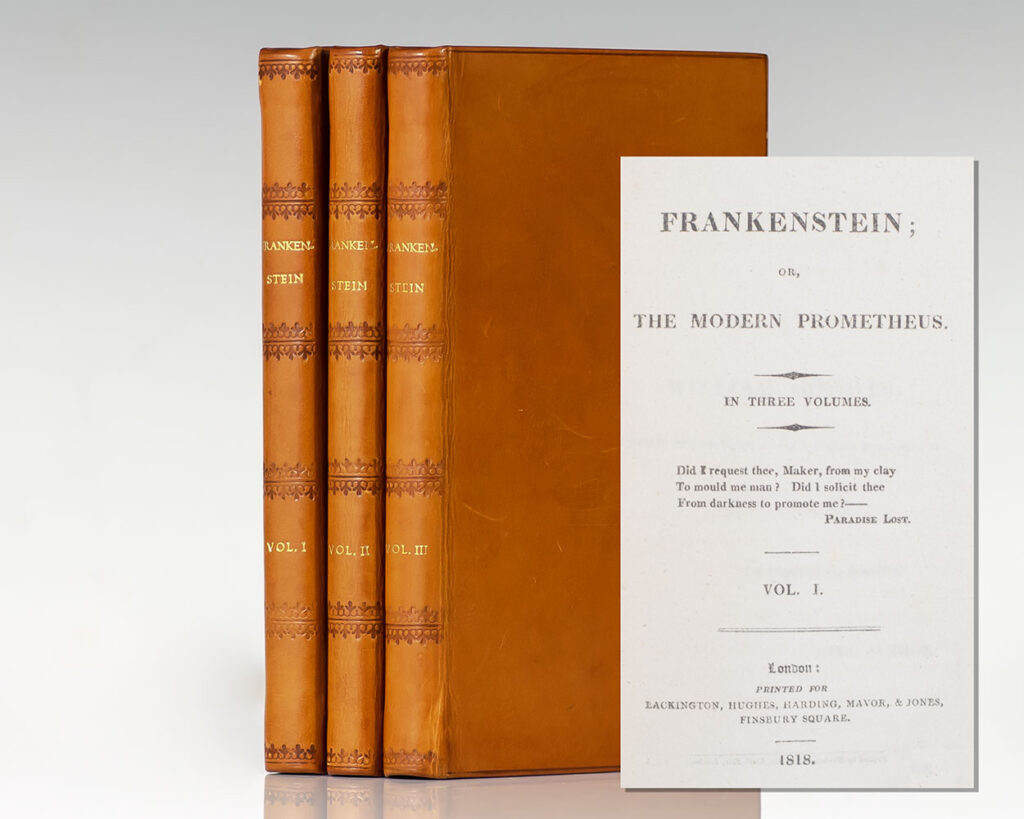 Frankenstein; Or, The Modern Prometheus.
