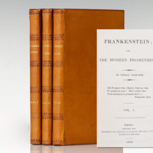 Frankenstein; Or, The Modern Prometheus.