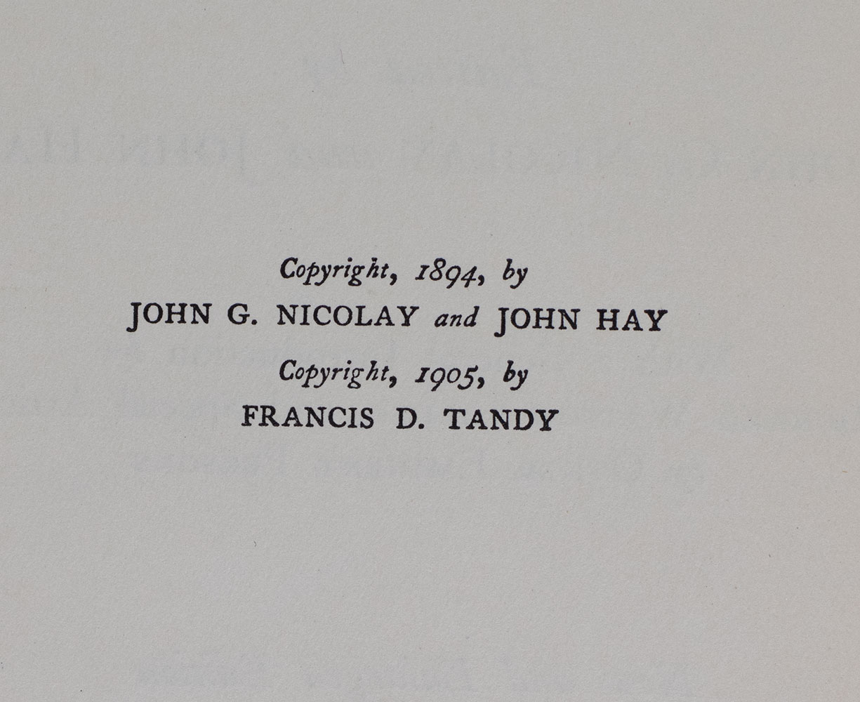 The Complete Works of Abraham Lincoln.