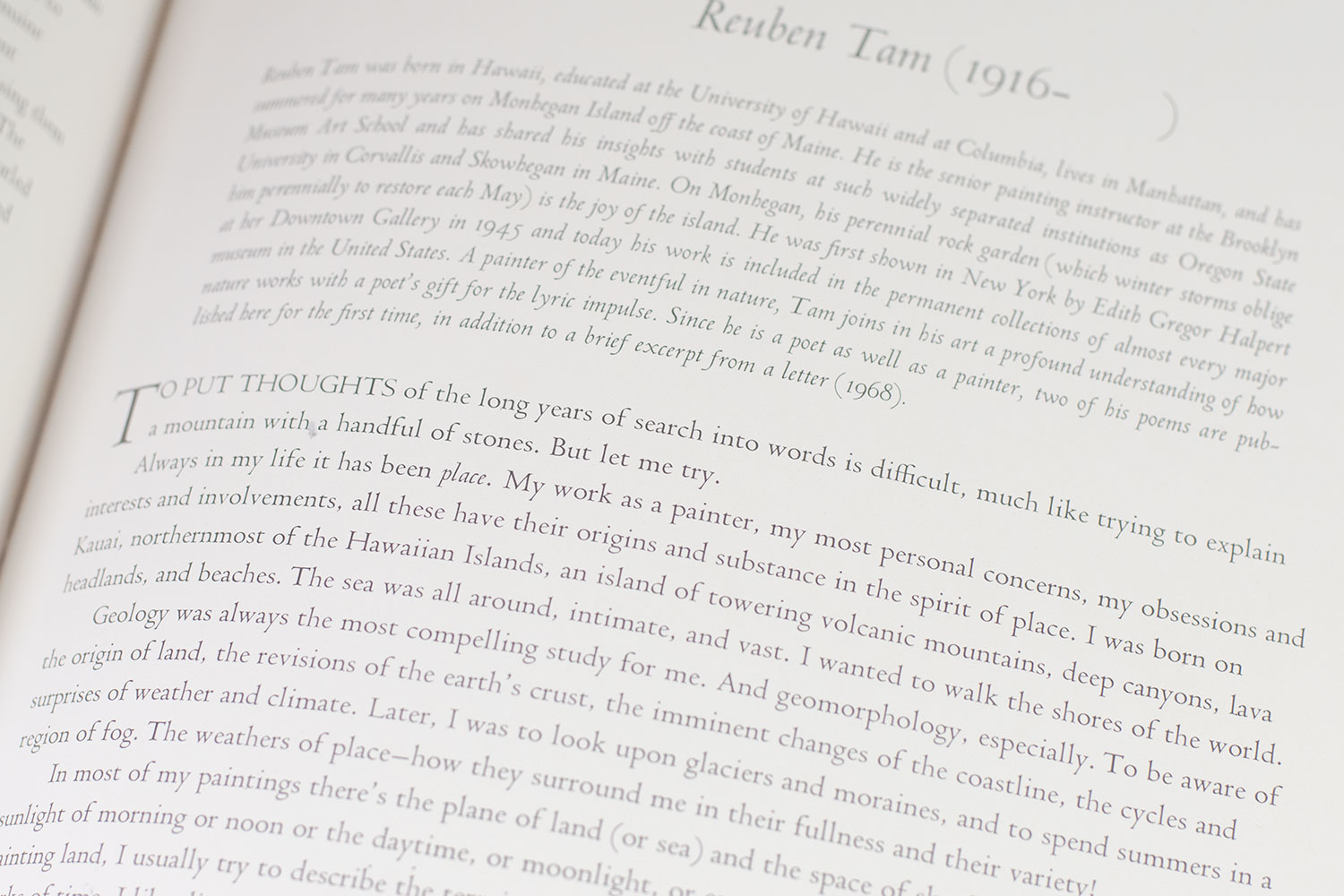 A Sense of Place: The Artist and the American Land.