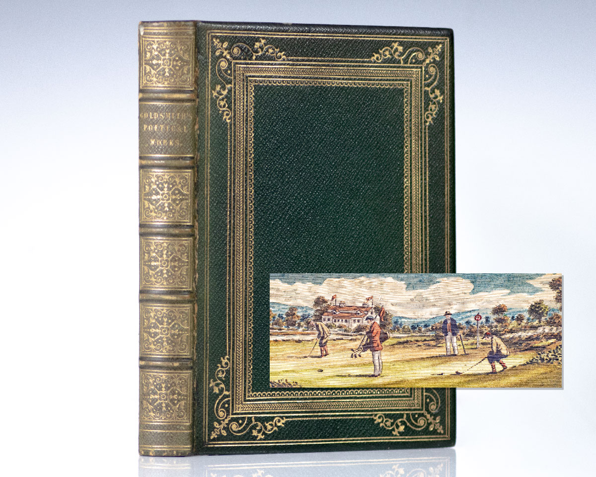 The Poetical Works of Oliver Goldsmith, M.B. and Professor of Ancient History in the Royal Academy of the Arts. [Fore-edge Painting].