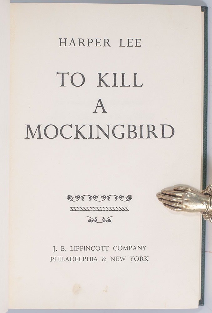 To Kill a Mockingbird.
