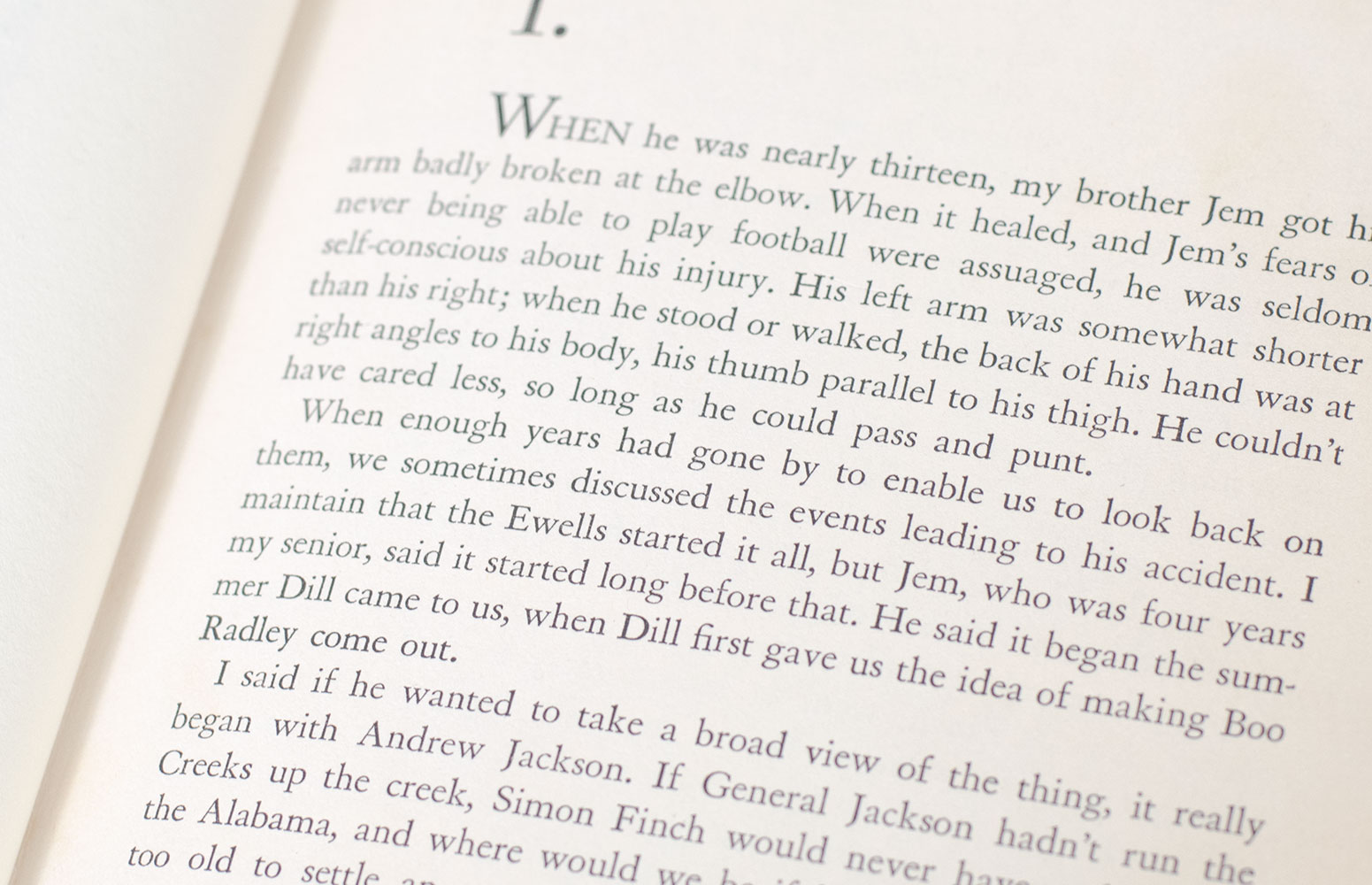 To Kill a Mockingbird.