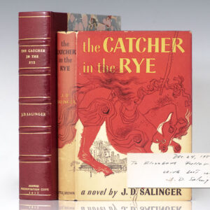 Catcher in the Rye cover art with red carousel horse.