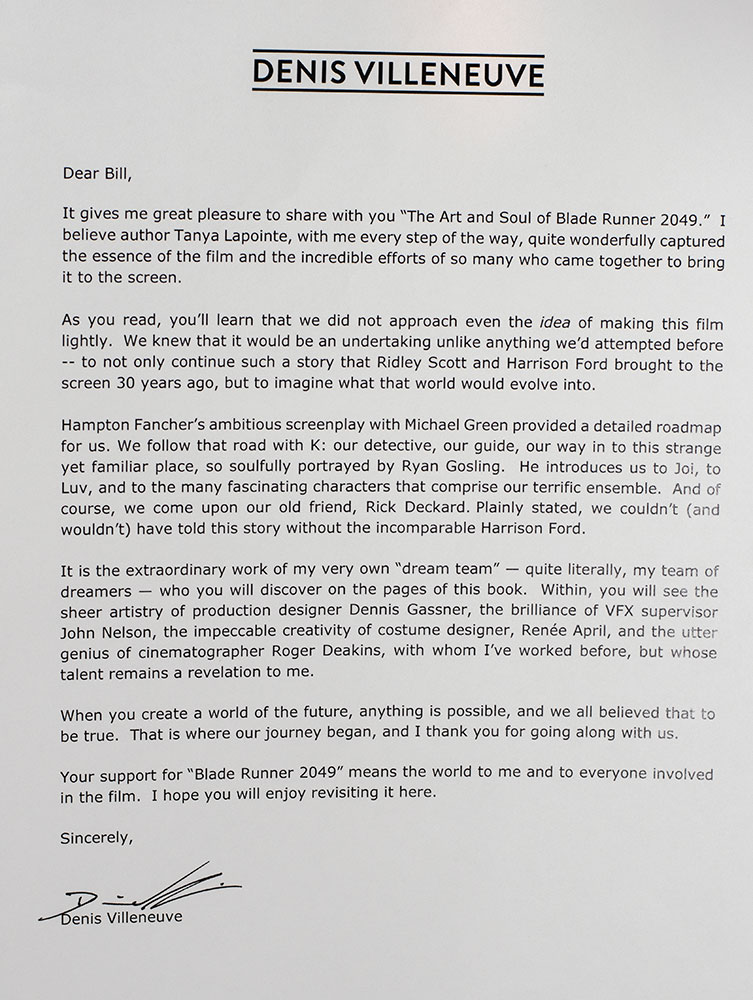 The Art and Soul of Blade Runner 2049.