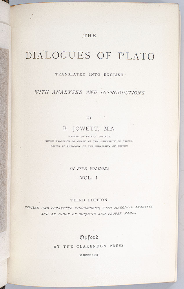 Plato's Dialogues.
