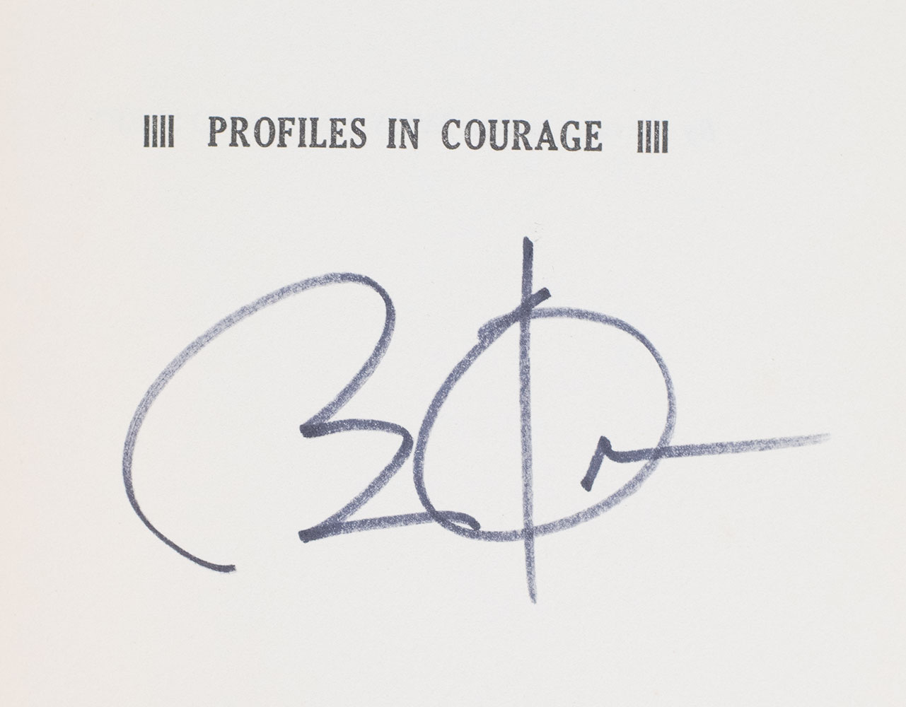 Profiles In Courage.