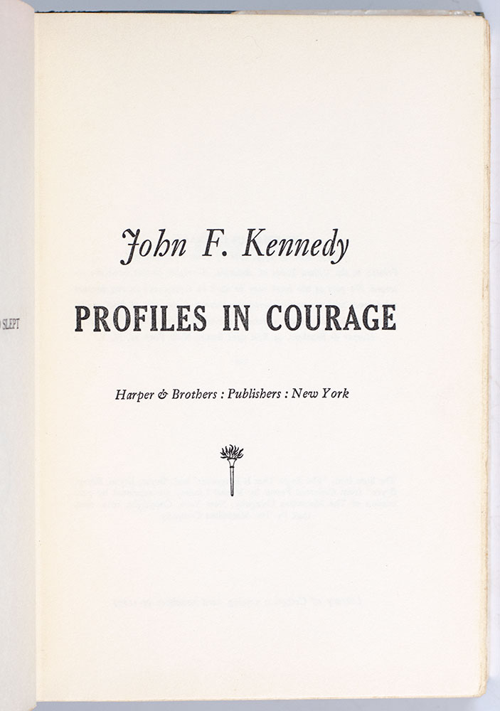 Profiles In Courage.