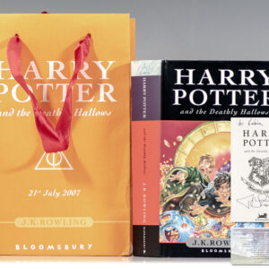 First Edition of Harry Potter and the Deathly Hallows; Inscribed by Her
