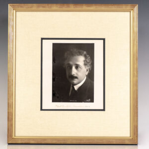 Albert Einstein Signed Photograph.