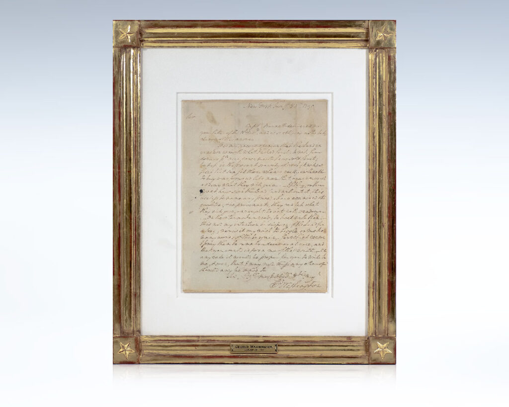 George Washington Autograph Letter Signed.